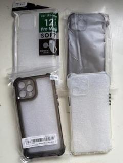 iPhone 12 Pro Max クリアソフトケース 4個セット