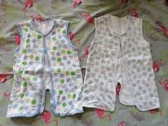 スリーパー2枚セット 夏用 ガーゼ タオル