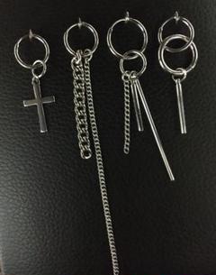 kpop イヤリング アクセサリー ピアス穴不用 4個セット ビックバン