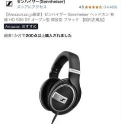 未開封品　ゼンハイザーヘッドホン 有線 HD 599 SE オープン型 Amazon.co.jp: 【Amazon.co.jp限定】ゼンハイザー Sennheiser
