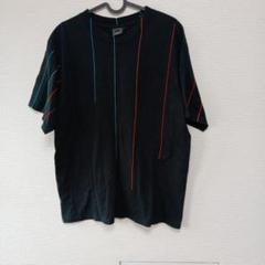 未使用　メキシコ製 CHAMULA クルーネックTシャツ L ブラックのサムネイル