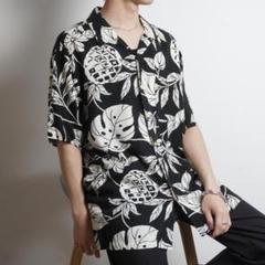 Polo by Ralph Lauren アロハシャツ ブラック /DW603 - メルカリ