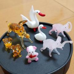 ガラス細工 の動物
