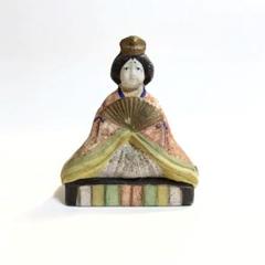 昭和初期 磁器人形のお雛様 ひな祭り 雛人形 雛祭り 土人形 オブジェ