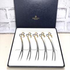 【新品】MIKIMOTO スプーン＆フォーク（楽器モチーフ・小粒真珠） 新品】MIKIMOTO スプーン＆フォーク（楽器モチーフ・小粒真珠）