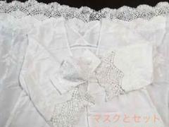 スローブイエナ レース*シャツワンピース*白*レース*インナーマスク*セット