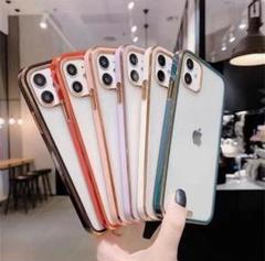 iPhone13Promax ケース オシャレ 背面クリア インスタ映え