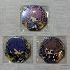ヒプマイ ミニキャラ缶バッジ 有栖川帝統 飴村乱数 夢野幻太郎