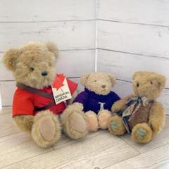 ヴィンテージテディベア 3体セット カナダ BINKLEY BEAR リバティ ヴィンテージテディベア 3体セット カナダ BINKLEY BEAR
