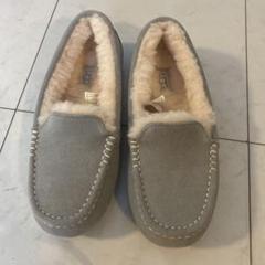 新品　UGG  モカシン　25センチ　グレー 楽天市場】UGG モカシン アンスレー レディース スリッポン