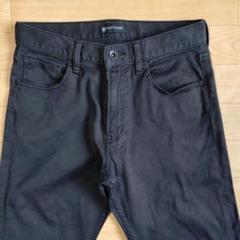 ROOT THREE ブラックデニムパンツ スリムフィット　ウエスト76センチ