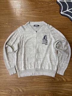 HYSTERIC GLAMOUR ジップアップカーディガン グレー　L
