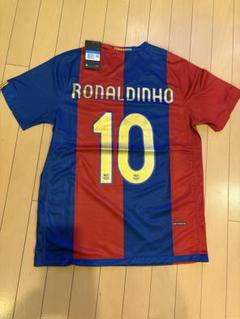 高級素材使用ブランド 新品❗️未使用FC Barcelona RONALDINHO 10番レプリカユニ ウェア