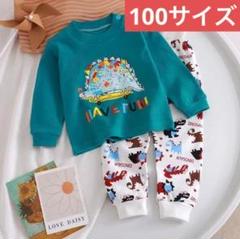 春夏秋キッズ恐竜パジャマ5上下セット(100サイズ）トップスボトムス子供男の子