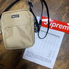 supreme shoulder bag 18ss tan