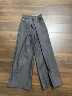 ※6/24掲載削除　RIGID DENIM WIDE PANTS Rigid denim wide pants
