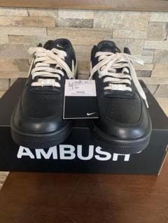 NIKEエアフォース1 AMBUSH 28.0 ブラック アンブッシュ×ナイキ エアフォース1 ロー ブラック AMBUSH×Nike