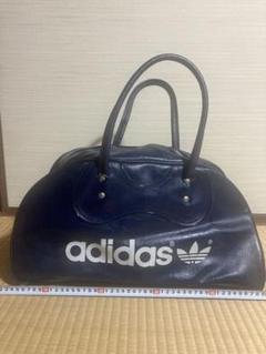 ジャンク品　アディダス　ヴィンテージ　ボストンバッグ　レザー　大容量 70's adidas アディダス ヴィンテージ レザー ボストンバッグ