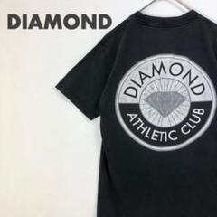 2492 DIAMOND ATHLETIC CLUB ロゴ　半袖　Tシャツ　黒
