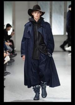 yohjiyamamoto23aw デニムトレンチコート　残布有 yohjiyamamoto23aw デニムトレンチコート残布有