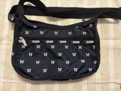 【刺繍/ボーチ付】レスポートサック　2way　ボストンバッグ　リボン柄 LeSportsac - ☆2way仕様/ポーチ付！【LeSportsac
