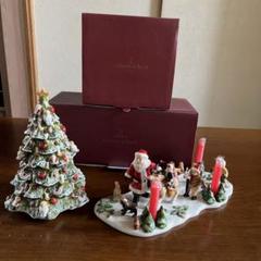 未使用　ビレロイ＆ボッホ　クリスマス　ノスタルジック　動物　オーナメント　3個入 ビレロイ＆ボッホ（ドイツ） クリスマス インテリア・フィギュ