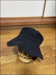 23AW コムデギャルソンシャツ 縮絨 ハット ブラック メンズ