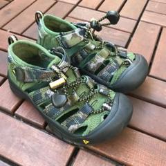KEEN サンダル カモフラ 18cm