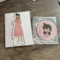 名探偵コナンカフェ 2024 アクリルスタンド 缶バッジ 毛利蘭
