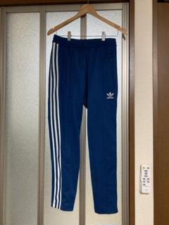 アディダス オリジナルス ベッケンバウアー トラックパンツ Sサイズ 青色