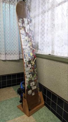 スノーボードスタンドラック　１本用　カラークリヤー ハンドメイド m65432915122_1.jpg?1666698617