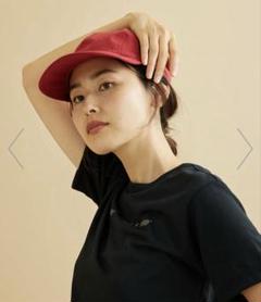 【agnes b.*NERGY】撥水 ランニングキャップ レッド