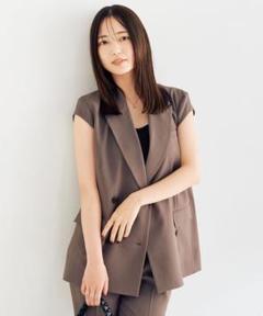ココディール　新品タグ付　キャップスリーブジレ　25AW