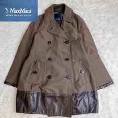 値下げ‼️S Max Mara レッド七分袖スプリングコート IT40