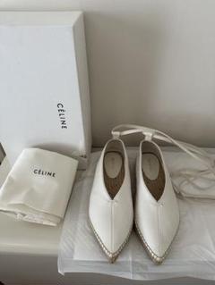 CÉLINE ホワイトエスパドリーユ 美品 CÉLINE ホワイトエスパドリーユ 美品 - メルカリ