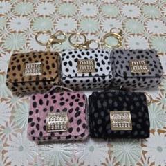 ミニ財布 5色セット キーホルダー付き