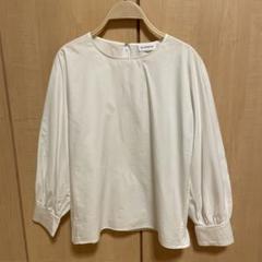 BLENHEIM ホワイト バルーンスリーブシャツのサムネイル