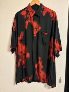 最終値下げ　yohjiyamamoto S'YTE 炎柄半袖ブラウスのサムネイル