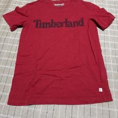 Timberland ロゴ Tシャツ 赤 - メルカリ