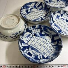 古伊万里色々　東Y7-0612③ 古伊万里 染付膾皿5枚 幅約14.5㎝ 東Y7-0722① - メルカリ
