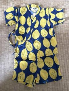 レモン柄甚平 95cm未満
