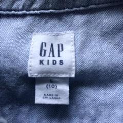 GAP KIDS 半袖シャツ Lサイズ 薄い青