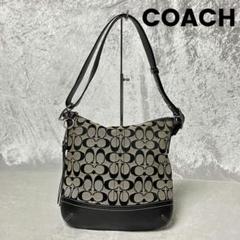 極美品！　コーチ　2way ワンショルダー　バッグ　ショルダー　シグネチャー 極美品】COACH コーチ ショルダーバッグ 2WAY シグネチャー