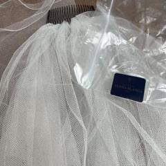 【美品✨】 ALPHA BLANCA 3m ロングベール　ラメ ロングベール 3m ラメ入り(ALPHA BLANCA)