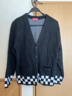 supreme Brushed Checkerboard Cardigan