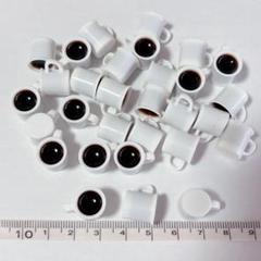 30個 コーヒー入りカップ02 ミニチュア ドールハウス ハンドメイド