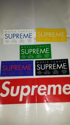 supreme ステッカー5枚セット 逃げ恥