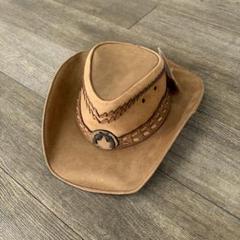 ウェスタンハット　カウボーイハット　BULL HIDE タグ付き　デッドストック ウェスタンハット カウボーイハット BULL HIDE タグ付き デッド