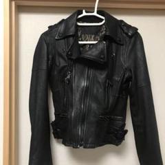 Roenロエンレオパードディアスキンダブルライダース46定価