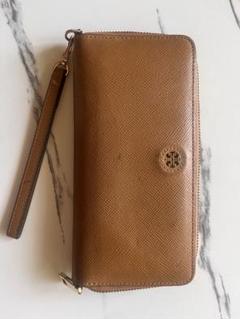 Tory Burch 長財布 ブラウン レザー